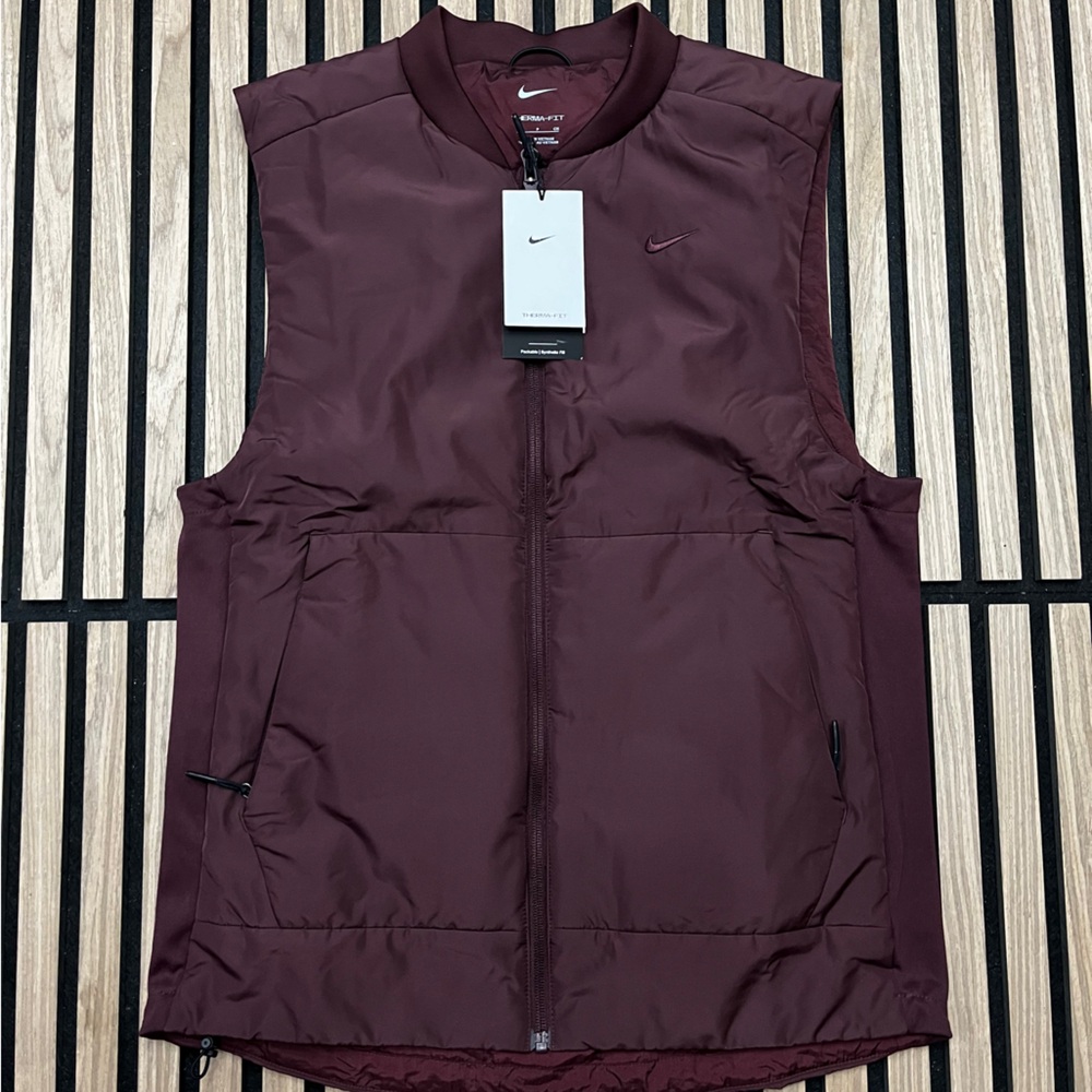 Nike Therma-FIT Unlimited Training Vest FB7553-652 Burgundy NWT Mens Size S